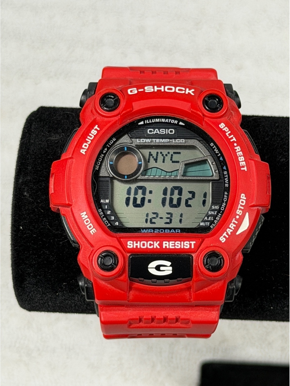 Casio G-Shock G-7900A-4 Rescue Red Tide Moon Digital Watch